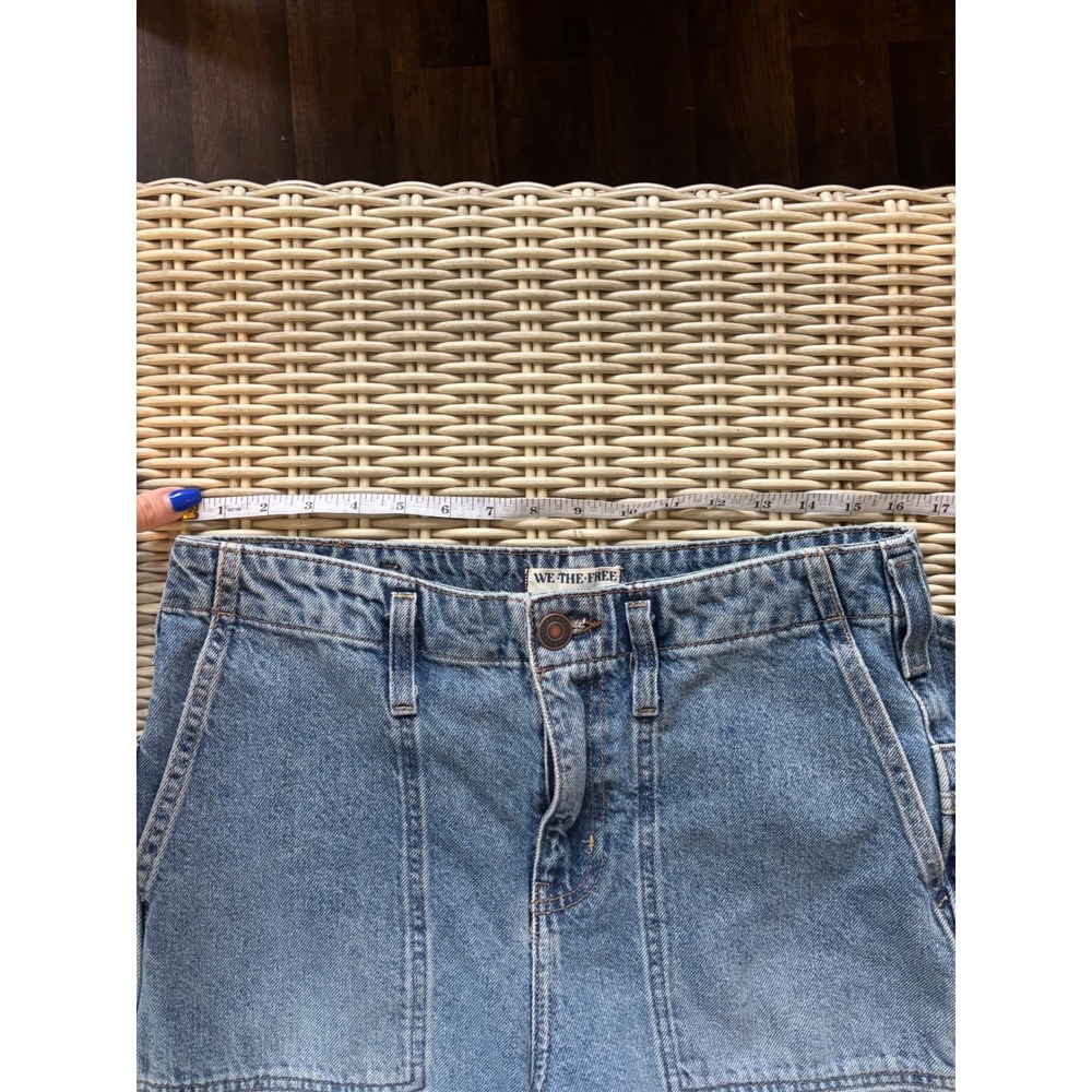 We‎ The Free Free People Major League Wide Leg Jeans Size 29 Boho slouchy baggy - Picture 9 of 11